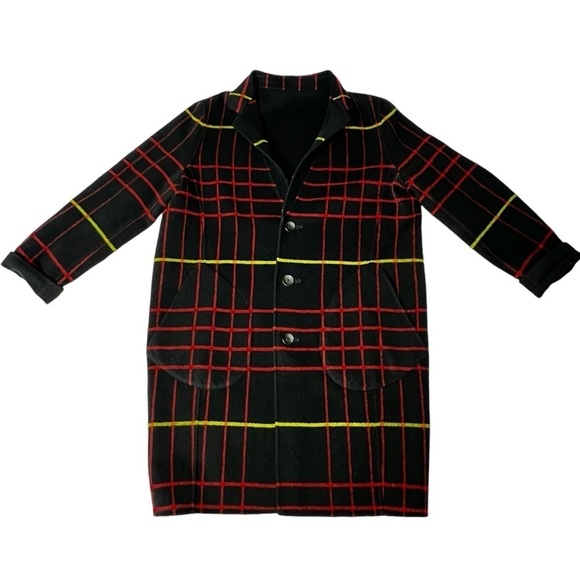 RAG & BONE Bree Reversible Raglan Wool Coat Women's Size 10 - Picture 10 of 16